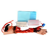 Modelo de Herida de Amputación de Brazo Parcial Realista, Maniquí Médico para Escuela de Medicina y Enfermería, Simulación de Tejido Usable