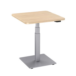 JIECANG واحد الساق قوائم مكتب ارتفاع قابل للتعديل مقهى القهوة الجدول الكهربائية بمحركات إطار دعم - Product Image 2