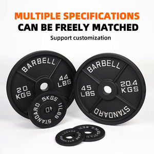Placas de Halteres de Ferro Fundido de Alta Qualidade para Treinamento de Força Padrão 45 <span class=keywords><strong>Lbs</strong></span> 20kg - Product Image 4