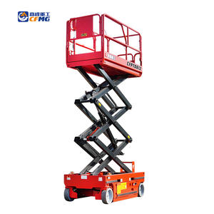 Elevador <span class=keywords><strong>de</strong></span> tijera portátil <span class=keywords><strong>de</strong></span> 6m, 8m, 10m, 12m, plataforma <span class=keywords><strong>de</strong></span> elevación aérea hidráulica móvil - Product Image 1