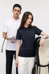 Anti-rughe da <span class=keywords><strong>uomo</strong></span> per Polo 80% poliestere 20% Spandex tessuto a maglia in tinta unita - Product Image 5
