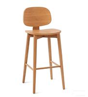 Tabourets de bar contemporains de style britannique de luxe, en chêne massif, pour la maison