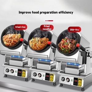 Máquina <span class=keywords><strong>de</strong></span> Cocinar <span class=keywords><strong>de</strong></span> Alta Eficiencia con Wok Giratorio Motorizado, Ajustable a <span class=keywords><strong>Gas</strong></span>/Eléctrico, Doble Uso <span class=keywords><strong>para</strong></span> Cocina Doméstica y Comercial - Product Image 6