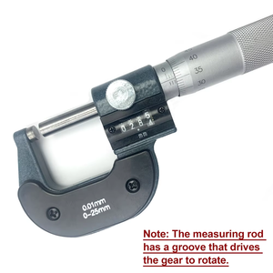 Buitenmicrometer met teller, bereik 0-25-50-75-100 <span class=keywords><strong>mm</strong></span>, digitale <span class=keywords><strong>micrometer</strong></span> met teller, hoge nauwkeurigheid 0,01 <span class=keywords><strong>mm</strong></span> meetinstrument - Product Image 2