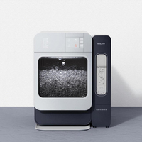 Máquina para hacer hielo en encimera para apartamento y cocina con función de autolimpieza