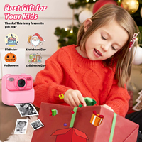 Appareil Photo Instantané Jumon pour Enfants 2.8" Double Objectif P79 Enregistrement Vidéo HD 1080P, Caméra en Plastique pour Enfants
