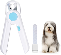 Coupe-ongles pour animaux de compagnie UMIONE personnalisé en usine avec lumière LED, outil de coupe-ongles sûr pour animaux, ciseaux pour griffes de chat et de chien, fournitures pour animaux de compagnie