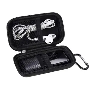 Custom EVA Durable Hard Shell Portable Protection Travel Carrying Case for MP3 MP4 Players iPod USB Cable Hard Driver
