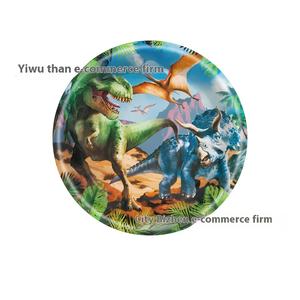 <span class=keywords><strong>Vaisselle</strong></span> jetable sur le thème de la forêt de dinosaures jurassiques Fête d'<span class=keywords><strong>anniversaire</strong></span> pour enfants pour Amazon Ramadan Décoration de fête de dessin animé - Product Image 2