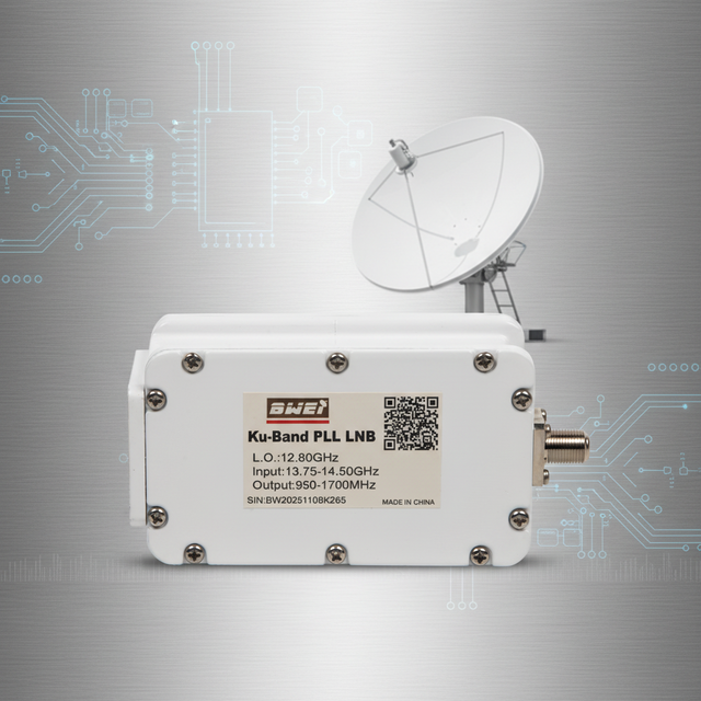 Professional Ku Band PLL LNB Ultra Stable High Precision Receiver for Outdoor Satellite Antenna Signal Reception