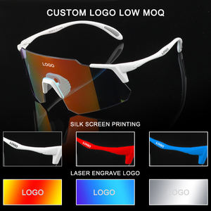 <span class=keywords><strong>Gafas</strong></span> de sol fotocromáticas para bicicleta, <span class=keywords><strong>gafas</strong></span> deportivas para correr sin marco personalizadas, <span class=keywords><strong>gafas</strong></span> de sol para ciclismo con revestimiento de 1,6mm, prescripción personalizada - Product Image 4