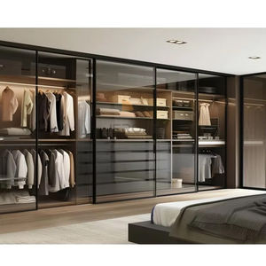 Thiết kế nội thất toàn bộ ngôi nhà, đồ nội thất phòng ngủ hiện đại cao cấp, tủ quần áo walk-in với cửa trượt kính cường lực - Product Image 3