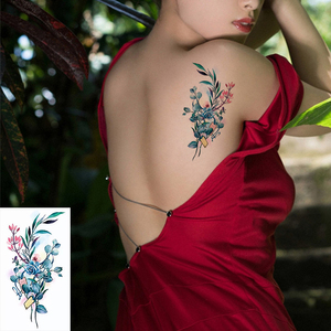 Autocollant de <span class=keywords><strong>tatouage</strong></span> temporaire à base de plantes non toxique et imperméable pour hommes et femmes - Product Image 4