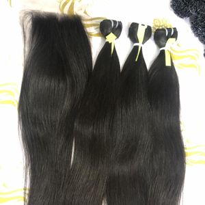 Vente en gros de cheveux du monde de haute qualité 8 pouces perruque Remy vierge vietnamienne vague droite soyeuse 1B cheveux humains Machine Double trame - Product Image 5