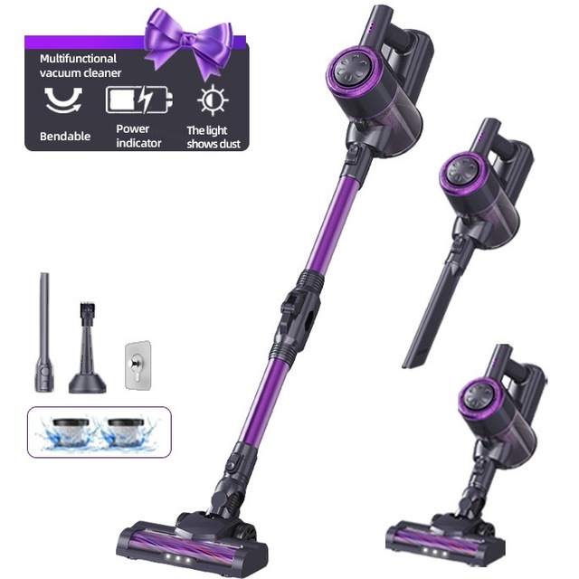 Handheld Portable Cordless Stick V15S Vacuum Cleaner Dry Strong Suction HEPA Filter LED Lights Spray for Carpet Pet Hair