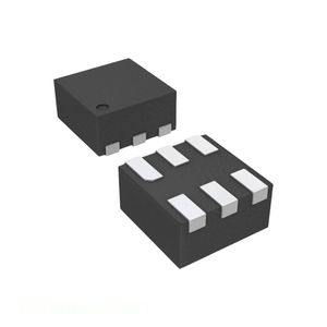 ชิปวงจรรวม6 WFDFN สำหรับจัดการพลังงาน (PMIC) ช่องทางผู้ผลิต TPS7A1008PDSET IC REG เชิงเส้น0.8V 300MA 6WSON - Product Image 1