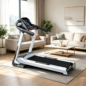 <span class=keywords><strong>Tapis</strong></span> roulant électrique <span class=keywords><strong>pliable</strong></span> avec écran tactile, moteur 4.0HP, inclinaison automatique, vitesse 1.0-20KM, capacité 160kg pour la maison et l'<span class=keywords><strong>appartement</strong></span> - Product Image 6