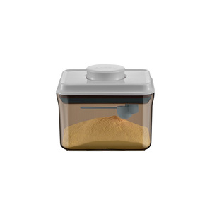 Factory Wholesale clear Plastic Milk Powder Pop <strong>up</strong> Airtight Storage Container Baby Food sealed Storage Bins <strong>Boxes</strong> <strong>Sets</strong> - Product Image 3