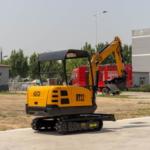 รถขุดไฮดรอลิกอเนกประสงค์จีน รุ่น HT22 ดีไซน์ใหม่ พร้อมหัวเจาะแบบ Thumb Auger สำหรับพื้นที่เกษตรกรรม - Product Image 5