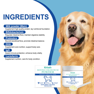 Poudre de colostrum bovin <span class=keywords><strong>pour</strong></span> chiens : riche en protéines, absorption rapide, soutien immunitaire, <span class=keywords><strong>vitamines</strong></span>, <span class=keywords><strong>minéraux</strong></span>, bienfaits <span class=keywords><strong>pour</strong></span> la santé des articulations, <span class=keywords><strong>pour</strong></span> tous. - Product Image 5
