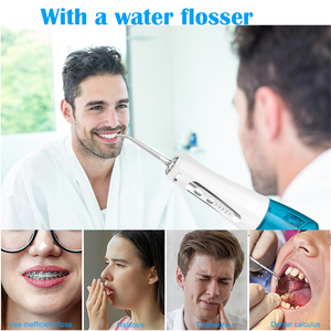 Baolijie GS106 irigator Oral portabel sempurna, <span class=keywords><strong>Flosser</strong></span> air 300ML untuk pembersih gigi saat bepergian - Product Image 6