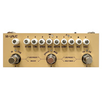 Pédale d'effets multiples M-WAVE CUBE BABY Delay, processeur, 8 simulations de baffles IR, chorus, unité d'effets de guitare
