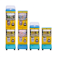 Mesin Gachapon Otomatis Desain Hemat Ruang Dapat Ditumpuk Mesin Penjual Kapsul Mini Portabel untuk Acara & Promosi Mal