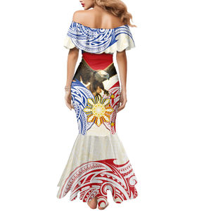 Robe longue sexy asymétrique personnalisable pour la Journée de l'Indépendance des <span class=keywords><strong>Philippines</strong></span>, nouvelle robe moulante sexy avec motif Aigle des <span class=keywords><strong>Philippines</strong></span>, vente en gros - Product Image 2