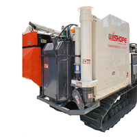 Moissonneuse-batteuse Wishope Fmworld, marque mondiale, modèle Fm World Wd, avec poste de conduite