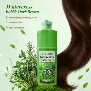 Shampoo Colorante Permanente 3-in-1 all'Argan con Estratto di Cressa, Senza Ammoniaca, Copre i Capelli Grigi, Colore a Lunga Durata, 420ml - Product Image 6