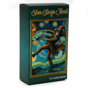 Baraja de Cartas de <span class=keywords><strong>Tarot</strong></span> y Oráculo con Esquinas Cuadradas y Borde Dorado Personalizado, Impresión de Logotipo Personalizado, Material de Papel, Empaque Plano - Product Image 3