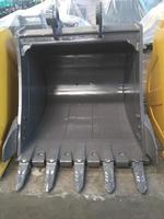 Alat Berat Excavator Attachment Heavy Duty Digging Bucket Kapasitas 1.5m untuk Excavator SY245H 25.5 Ton Pemotong Batu