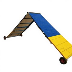 कुत्ते का प्रशिक्षण एक फ्रेम कुत्ते चपलता डब्ल्यू/मोवर चढ़ाई रैंप - Product Image 1