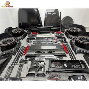 Kit de Carrocería Estilo R W463 G63, Fibra de Carbono Seca, para W463 G500 G55 AMG G63 G-Wagon, Alerón de Capó, 2002-2018 - Product Image 5