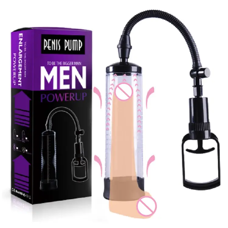 Hot selling male vacuum penis pump enlargement sex toys other sex product prostate vibrator