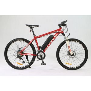 Vélo électrique de montagne populaire pour le trekking, 26 pouces, suspension avant, 21 vitesses, freins à disque - Product Image 5