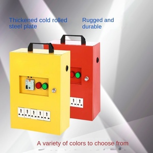 Boîte de distribution portable temporaire avec câblage d'alimentation sur chantier - Product Image 6