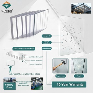 Plaques solides en polycarbonate UV thermoformables pour toitures courbes modernes - Utilisation pour hôtels, parcs et entrepôts - Product Image 3