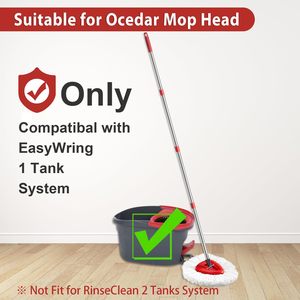 Artículos para el hogar Suministros de limpieza Fregonas Limpieza de piso Mango de repuesto Fregona de acero inoxidable Palo para O-Cedar <span class=keywords><strong>Vileda</strong></span> - Product Image 4