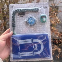 Promo Cadeaux Islamiques Ensemble Tapis de Prière Musulman avec Chapelet Compteur de Doigts Chapeau pour Mariage Musulman Cadeaux Yaseen Tapis de Prière
