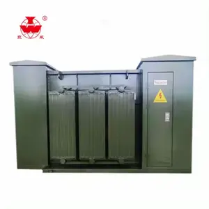 Yawei 1 Pc Customized 4160Y/2400V To 208/120V 300kva Power Pad Mounted American Box Substation Transformer