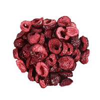 Groothandel Professionele Vriesgedroogde Kersen Zoetzure Ge conserveerde Snack Bulk Instant Fruit FD Kersen Ge conserveerd Water