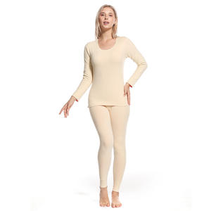Sous-vêtements thermiques d'hiver AI-MICH en gros de haute qualité en gros sous-vêtements thermiques d'hiver à encolure dégagée personnalisés pour les femmes - Product Image 2