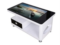Penjualan Terbaik layar iklan LCD interaktif pintar papan reklame Digital untuk meja restoran layar sentuh tampilan interaktif