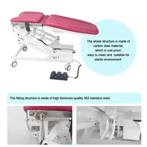 SNMOT5300 meja kelahiran wanita meja operasi elektrik kelahiran ulang meja tempat tidur pengiriman ginekologi meja