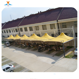 <span class=keywords><strong>Kit</strong></span> de carport <span class=keywords><strong>en</strong></span> acier avec membrane PTFE PVDF de luxe, moderne, imperméable, personnalisé, pour extérieur, durée de vie de 15 ans, résistant aux UV - Product Image 6