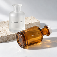 Flacon diffuseur de parfum en verre vide de luxe 50ml 100ml 150ml 200ml 250ml Ambre Givré Transparent pour Aromathérapie et Parfum d'Intérieur Vente en Gros