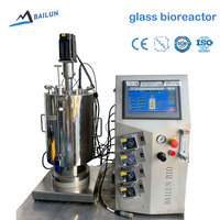 Fermentador de Algas de Vidrio de 5L con Fotobiorreactor de Haematococcus y Luz LED para Aplicaciones de Producción de Astaxantina