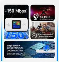 Routeur Mobile Portable 4G 5G MIFI avec Support Carte SIM pour une Couverture Améliorée