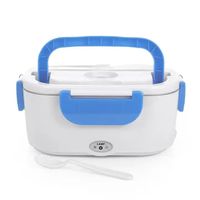 Cuiseur à Riz Intelligent Chauffant Vapeur, Boîte Repas Bento Électrique Portable avec Poignée pour Voyage